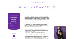 Desktop Screenshot of delettervrouw.nl